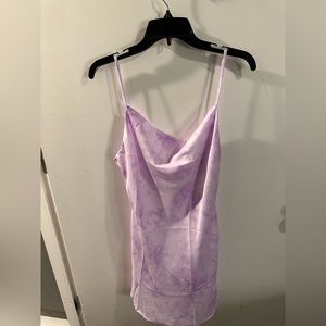 Silky mini dress